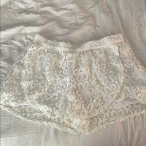 lace floral comfy shorts